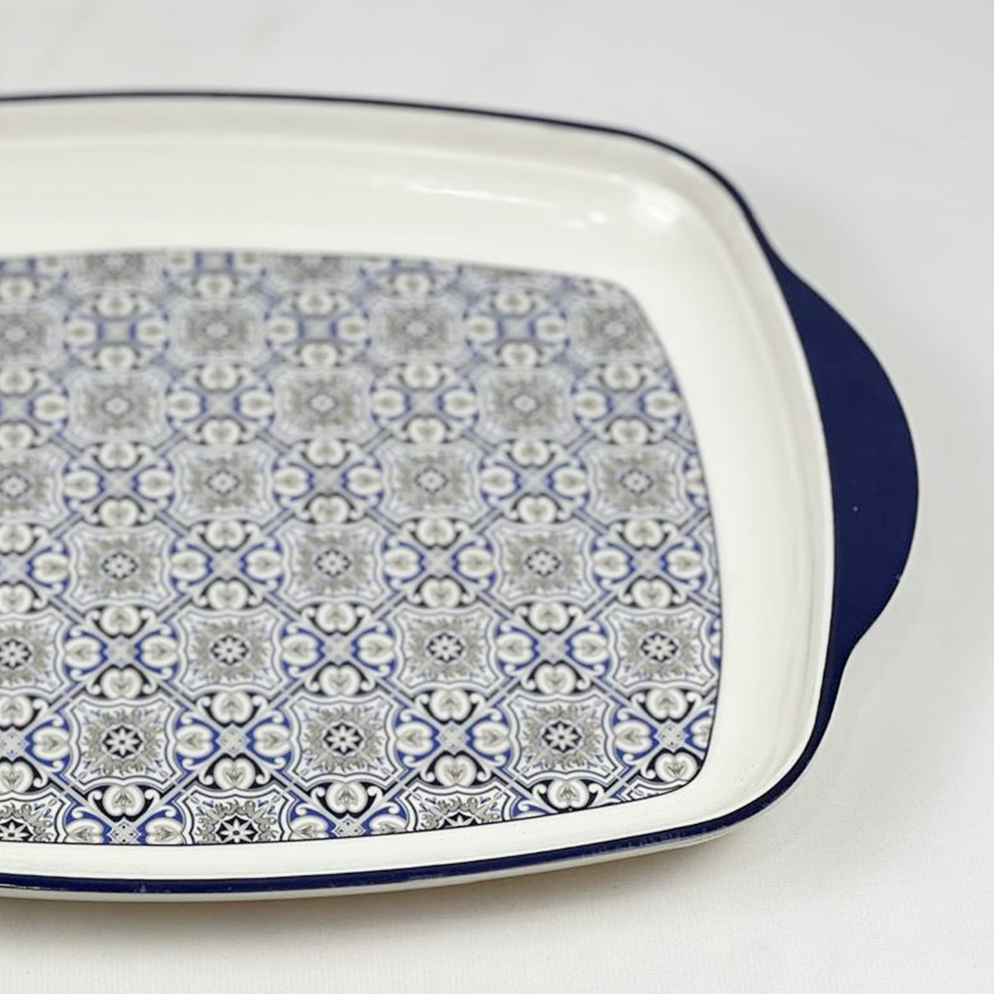 Set of 2 Double Glazed Rectangle Rice Tray - R2