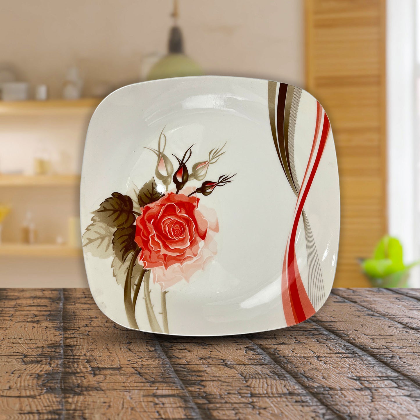Double Glazed Rectangle Large Rice Plates - R1