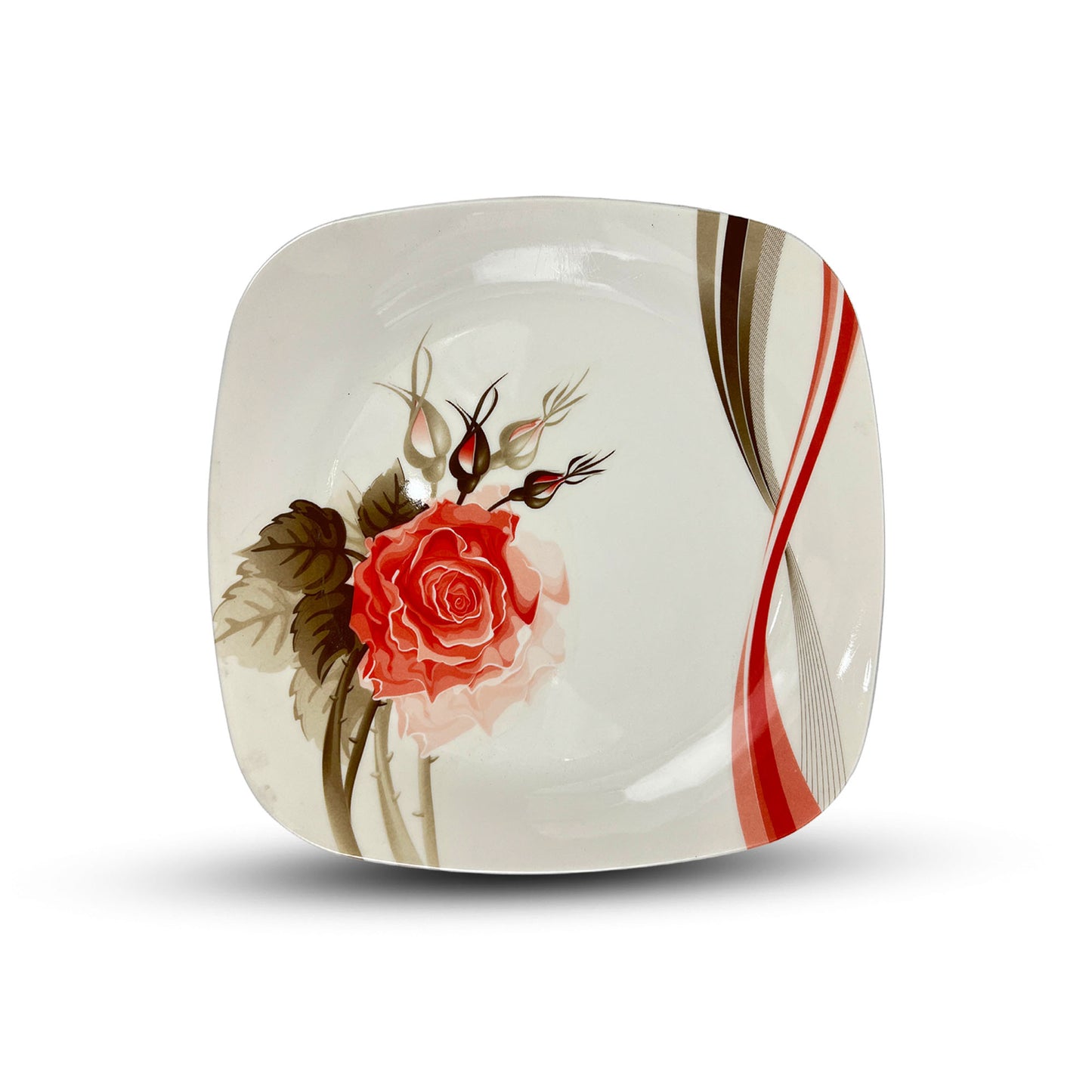 Double Glazed Rectangle Large Rice Plates - R1
