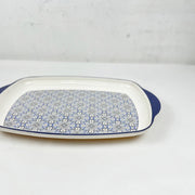 Set of 2 Double Glazed Rectangle Rice Tray - R2
