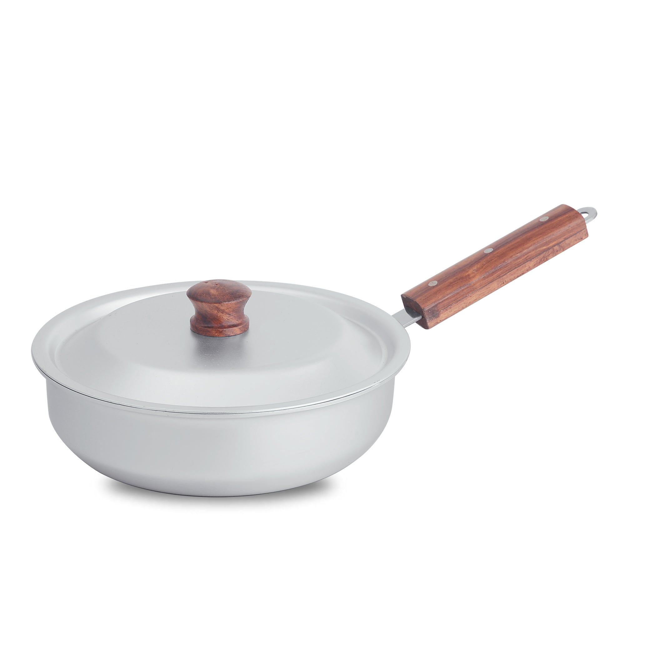 Anodized Aluminum Fry Pan with Lid (Salvano)