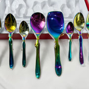 Stainless Steel 28 Pcs Cutlery Gift Set - Multicolor