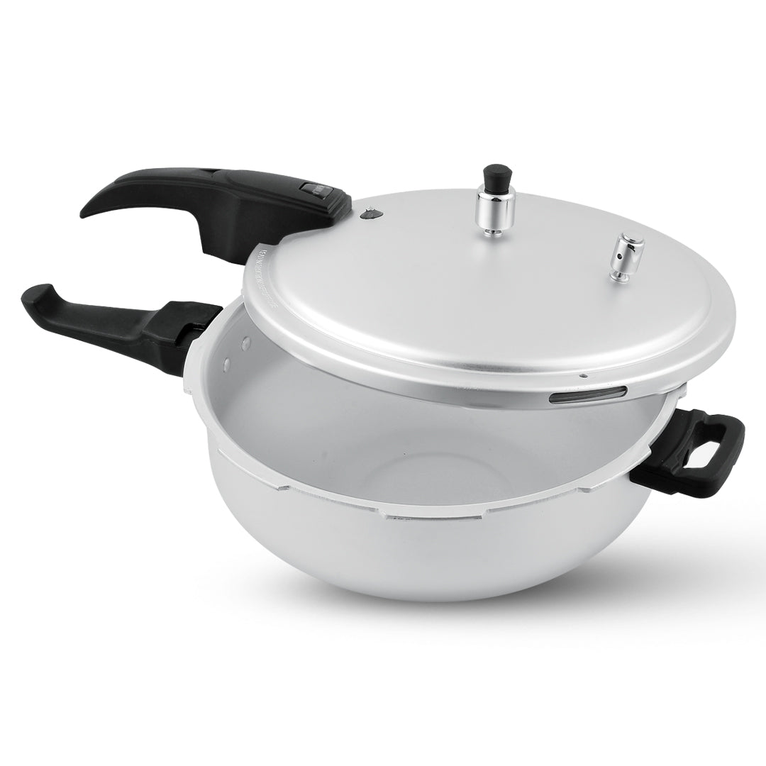 Green 2 in 1 Wok Plus Pressure Cooker [Karahi Cooker]