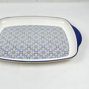 Set of 2 Double Glazed Rectangle Rice Tray - R2