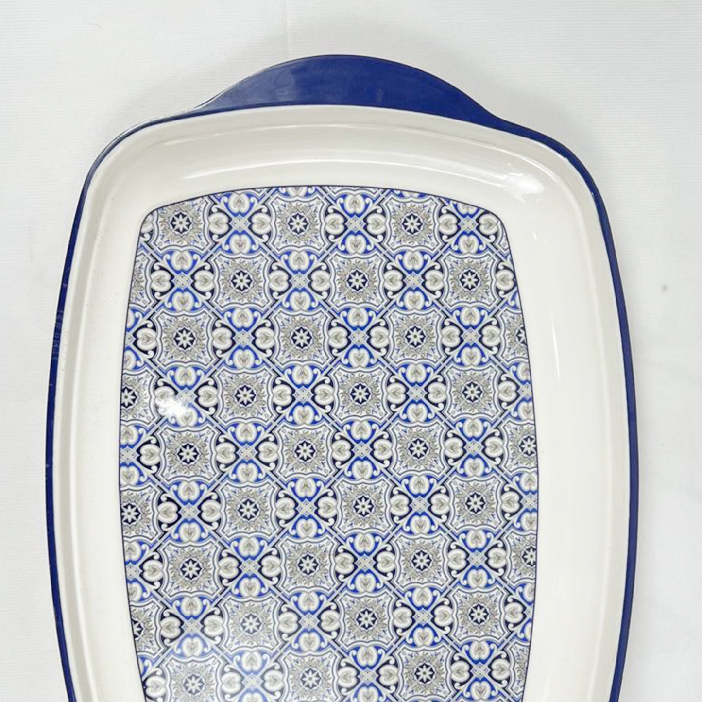 Set of 2 Double Glazed Rectangle Rice Tray - R2