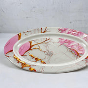 Set of 2 Double Glazed Round Rice Tray - D2