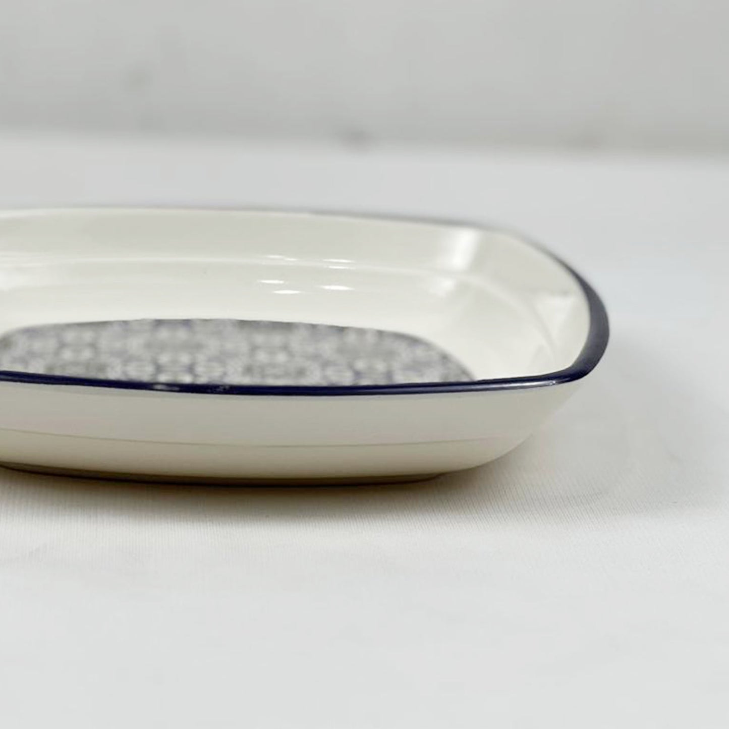 Double Glazed Rectangle Large Rice Plates - R2