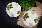 77 Pieces Melamine Double Glaze Dinnerware Set - Excellent 07 [8 Person Serving]