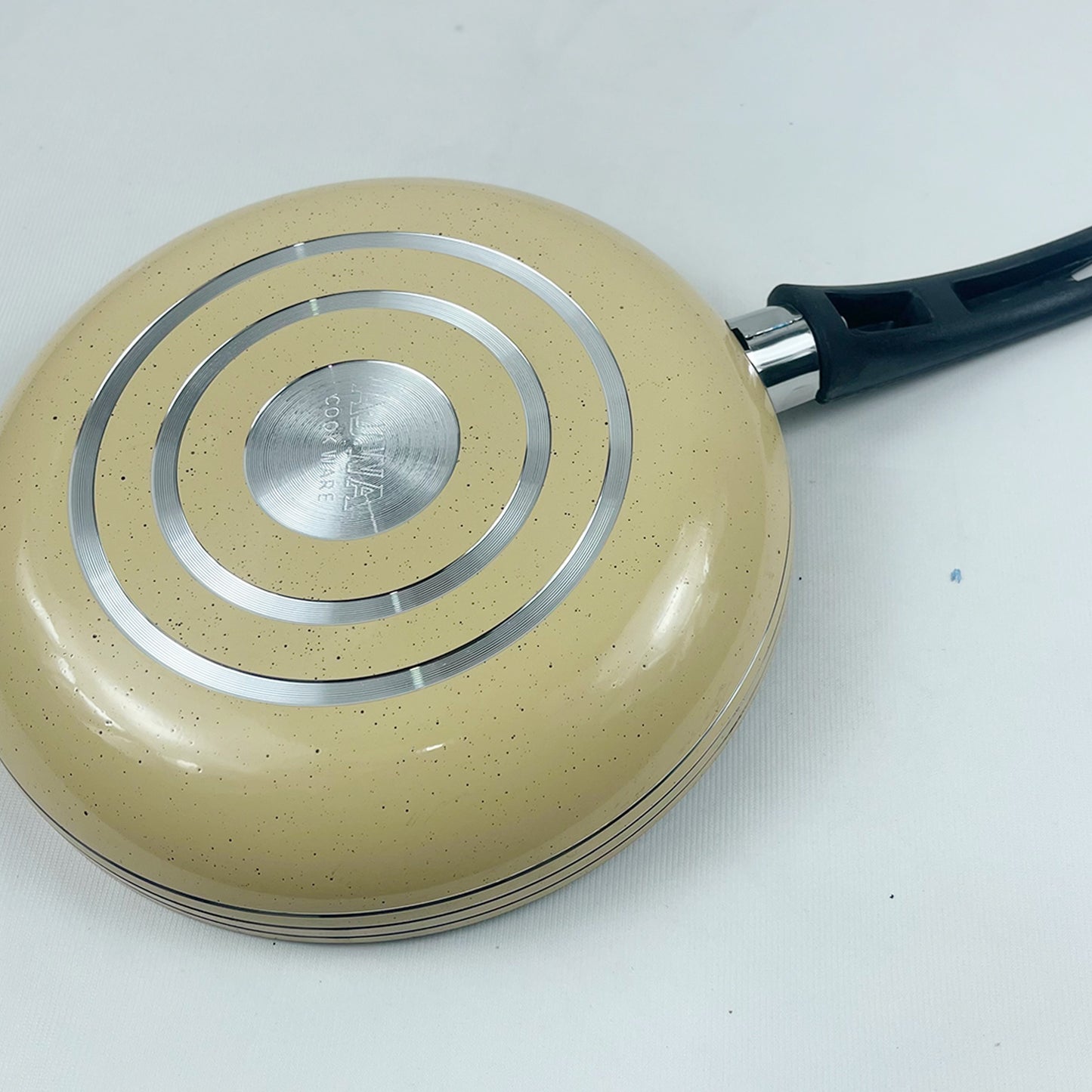 Non Stick Marble Coating Classic Fry Pan - Beige