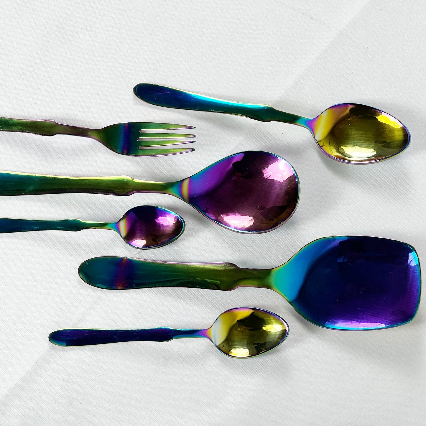 Stainless Steel 28 Pcs Cutlery Gift Set - Multicolor