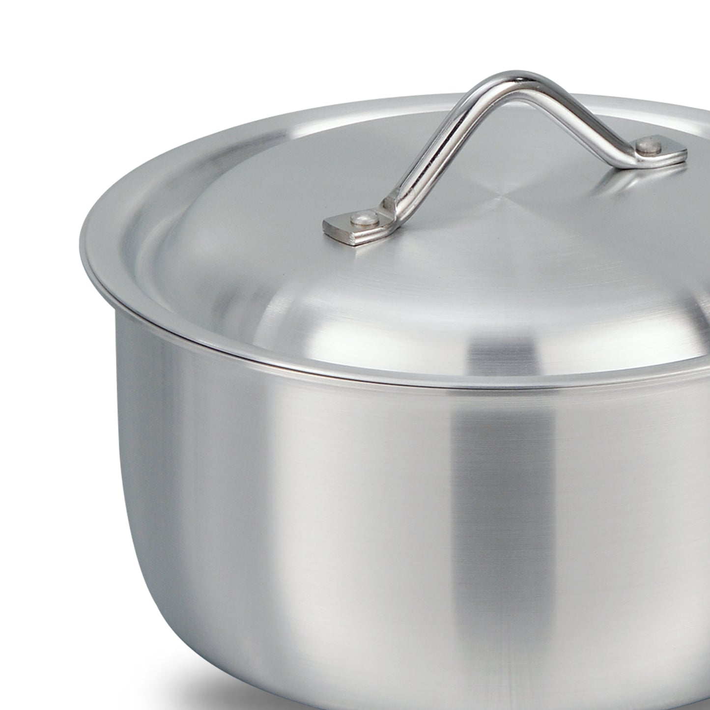 Metal Finish Aluminum Saucepan