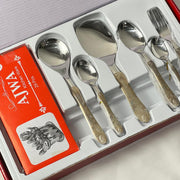 29 Pieces Stainless Steel Cutlery Gift Set - Flower