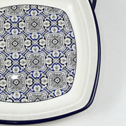 Double Glazed Rectangle Large Rice Plates - R2