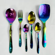 Stainless Steel 28 Pcs Cutlery Gift Set - Multicolor