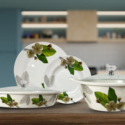 77 Pieces Melamine Double Glaze Dinnerware Set - Excellent 07 [8 Person Serving]