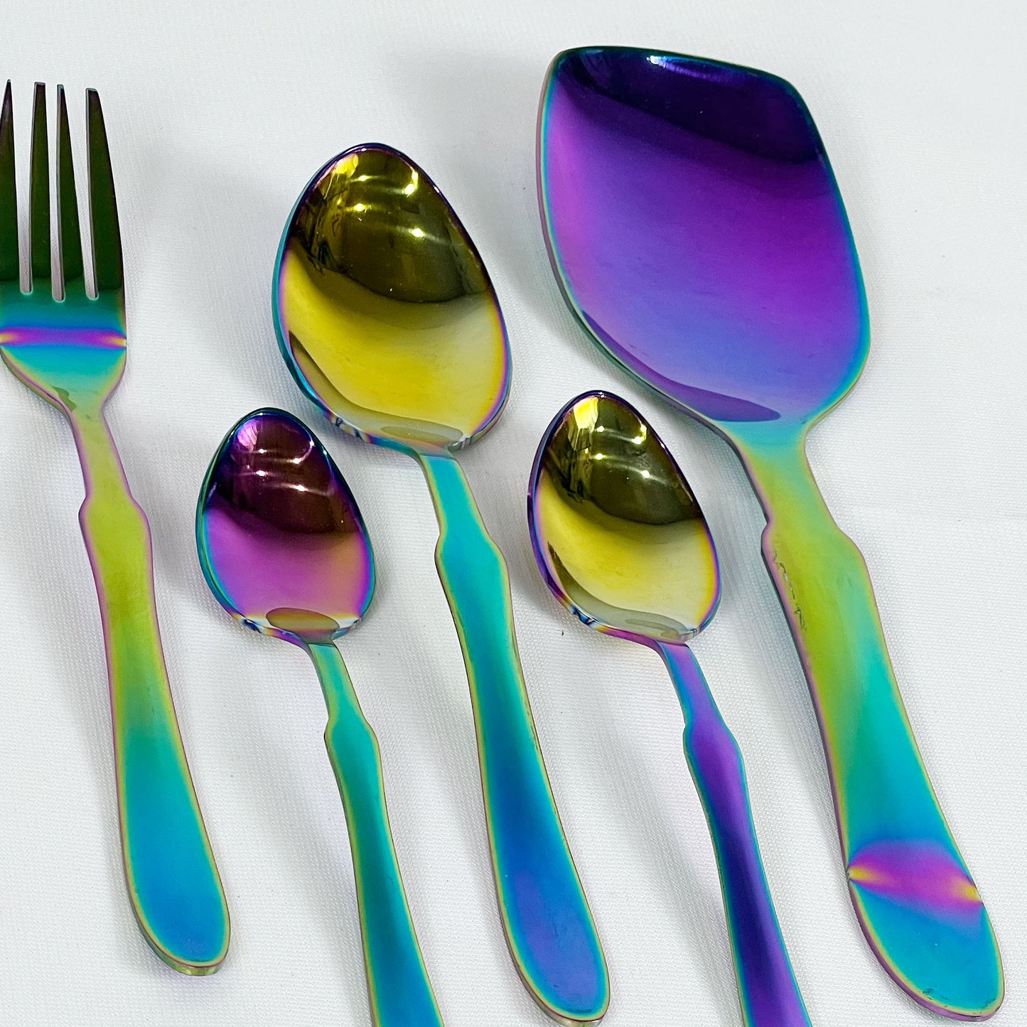 Stainless Steel 28 Pcs Cutlery Gift Set - Multicolor