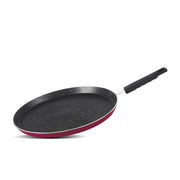 21 Pieces Non Stick Marble Coating Forging Gift Set - Maroon & Black