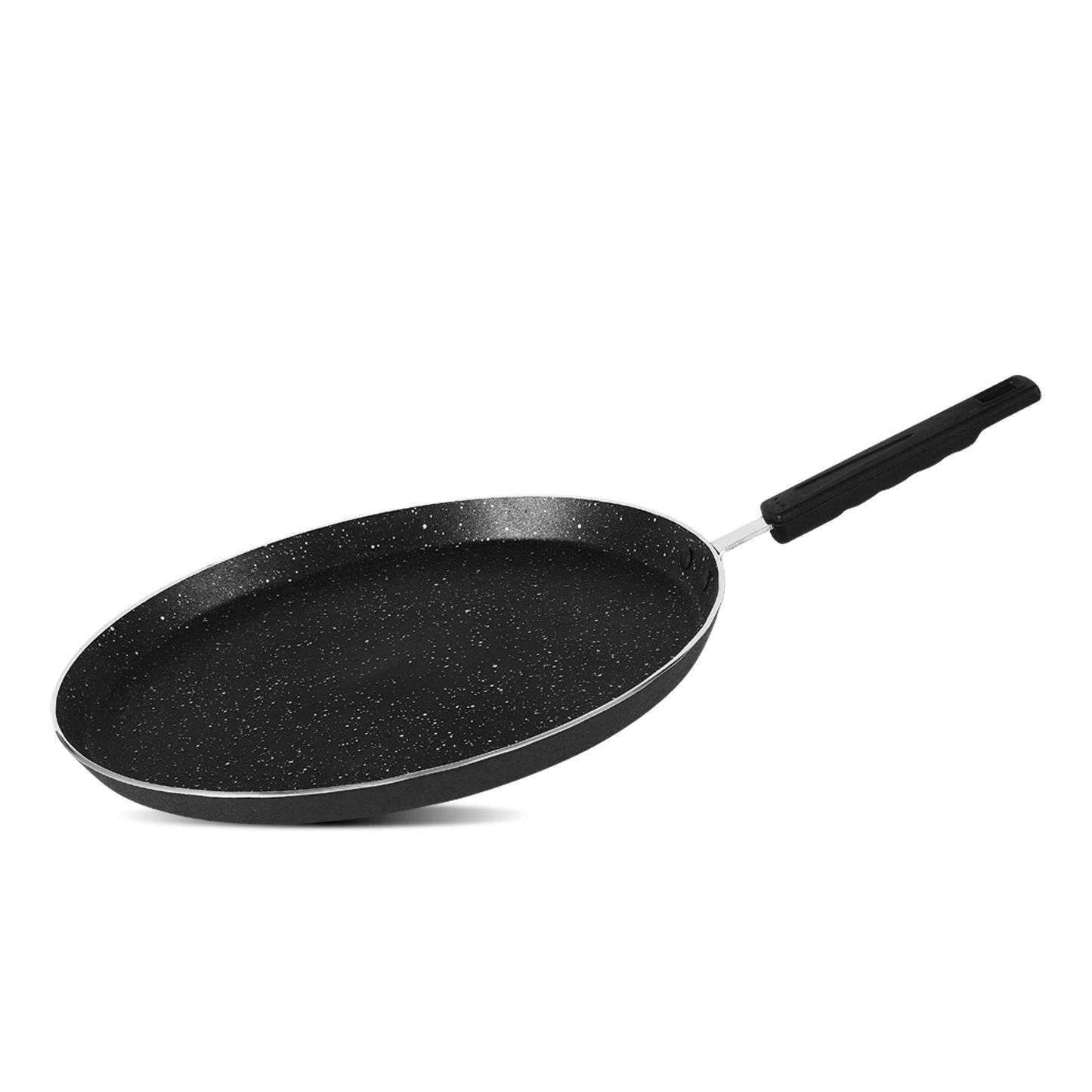 Non Stick Marble Coating Classic Hot Plate (Chapati Pan) - Black