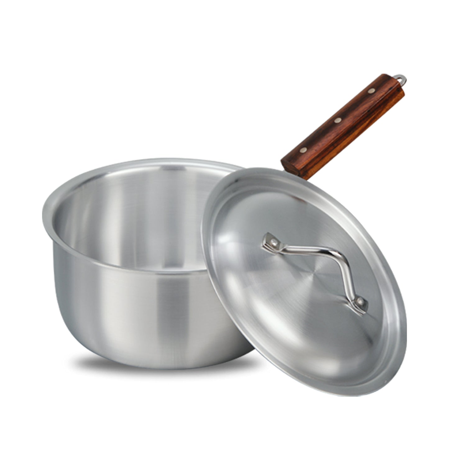 Metal Finish Aluminum Saucepan